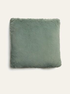 Unhide Soft Duck Egg Faux Fur Standard Pillow - Plush Comfort